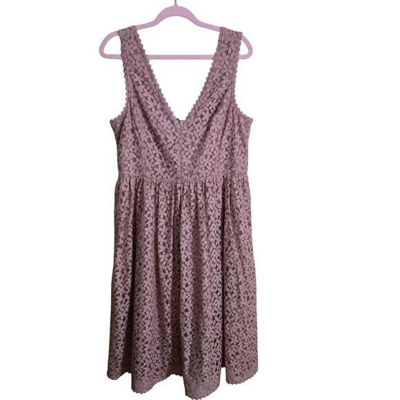 Kate Spade NWT Floral Lace Fit And Flare Free Midi Size 14 - Picture 2 of 10